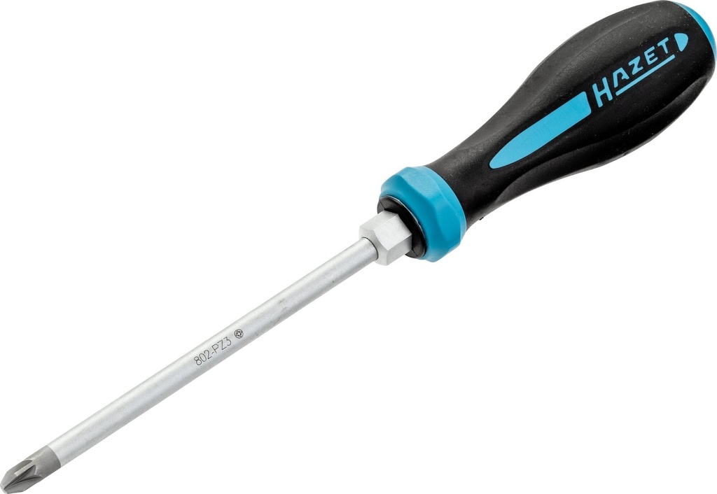Pozidriv screwdriver PZ3 (802-PZ3, HAZET)