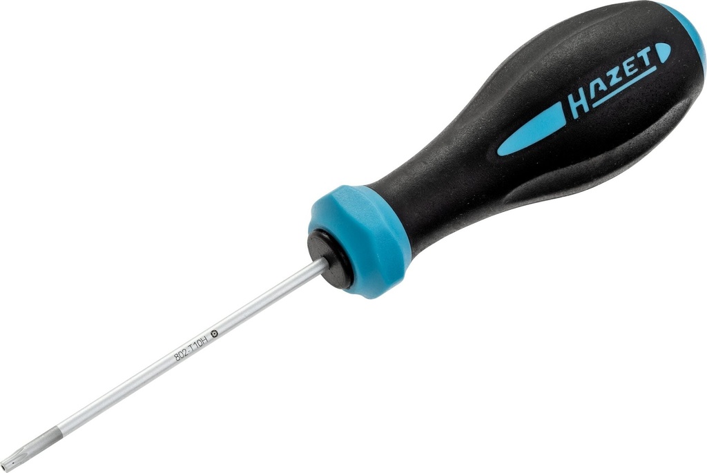 Tamper-resistant TORX screwdriver T10H (802-T10H, HAZET)