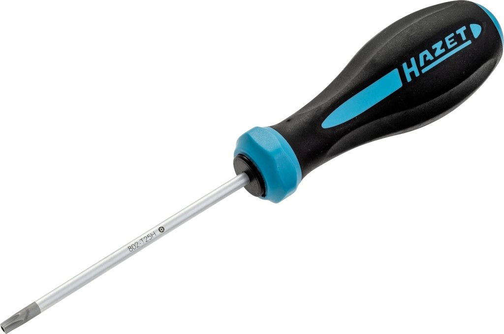 Tamper-resistant TORX screwdriver T25H (802-T25H, HAZET)