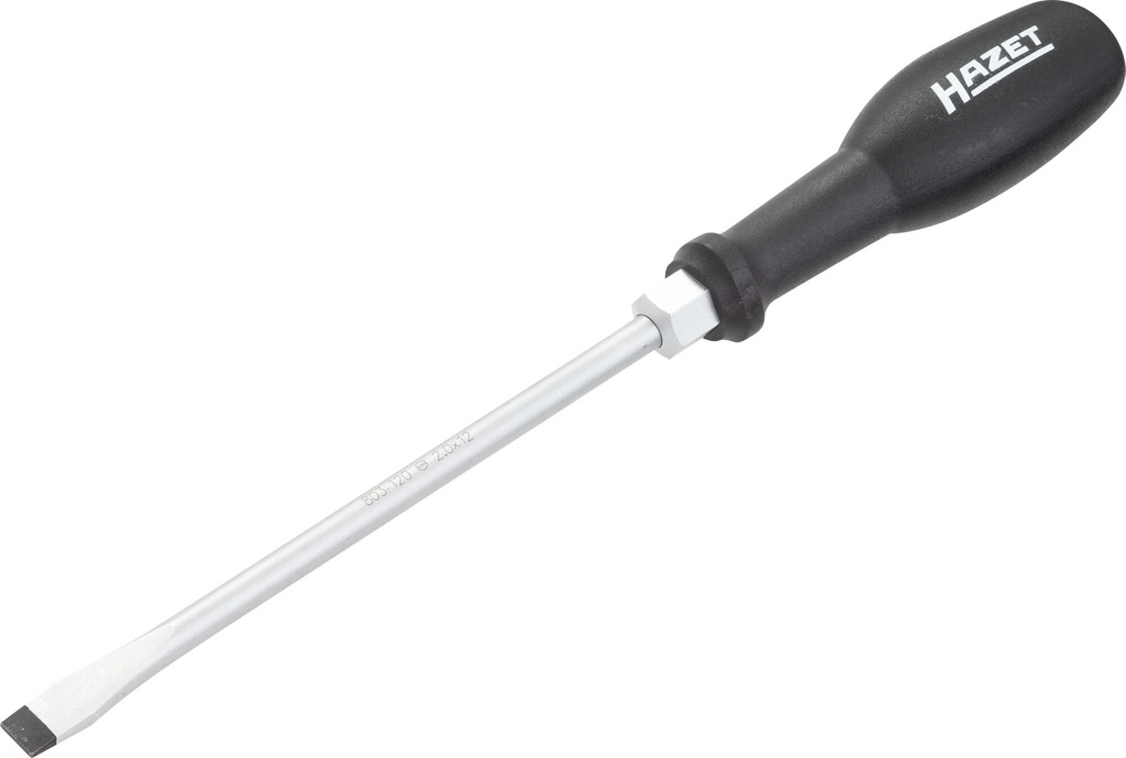 Screwdriver slotted 2 x 12 mm (803-120, HAZET)