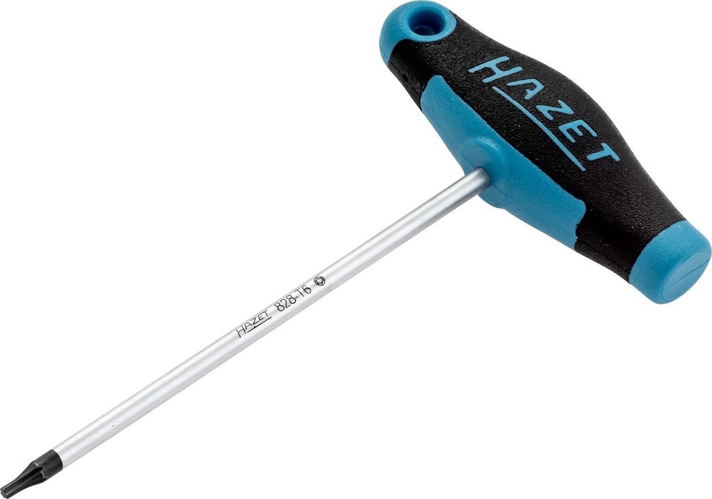 TORX skrūvgriezis ar T veida rokturi T6 (828-T6, HAZET)