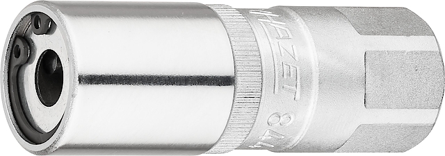 Smeigių ištraukiklis, 1/2 col. (12,5 mm) keturbriaunis, tuščiaviduris (844-8, HAZET)