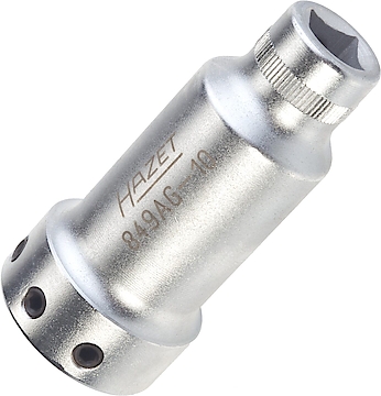 Tool holder, 3/8 inch (10 mm) square, hollow (849AG-10, HAZET)