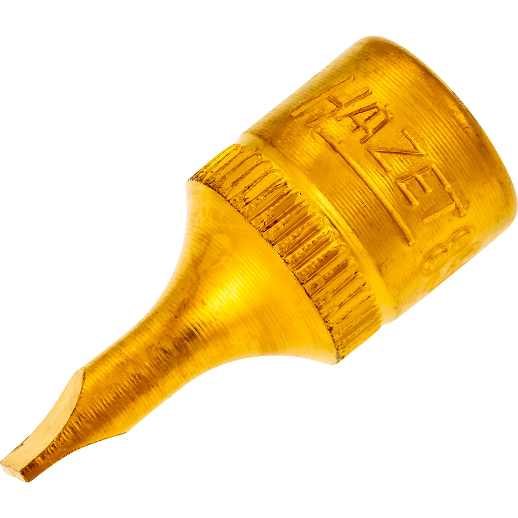 Screwdriver socket 1/4 inch with slotted bit 0.8x4 mm (8503-0.8X4, HAZET)