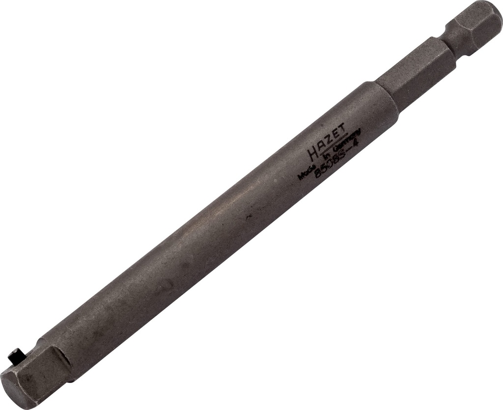 Smūginis adapteris - 1/4 colio (6,3 mm) šešiabriaunis, vientisas (8508S-4, HAZET)