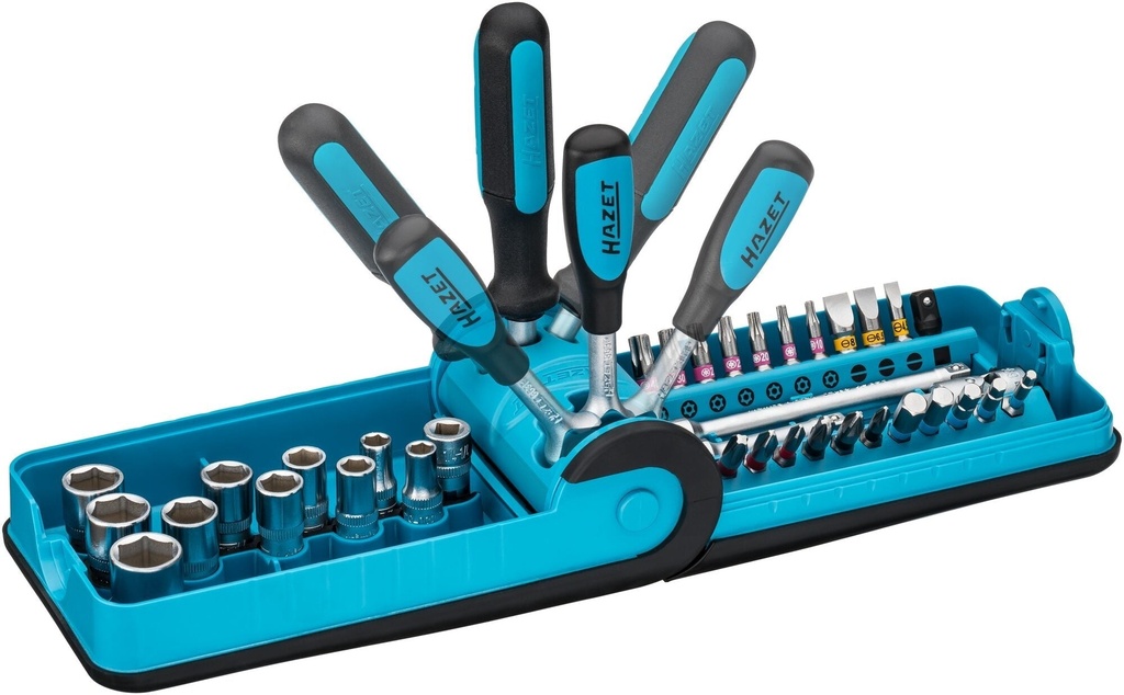 Socket and bit set 1/4 inch 38-pcs (856-1, HAZET)