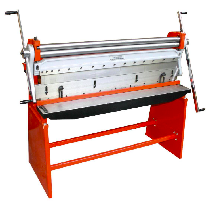 Multifunctional 3-in-1 sheet metal machine (rolling, bending, shearing) (UBM1400, HOLZMANN)