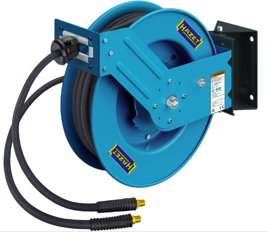 Open automatic air hose reel, 10 mm hose (9040OS-10, HAZET)