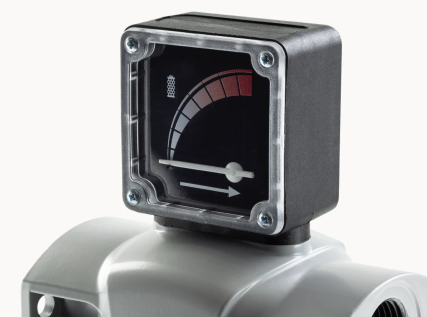 Saspiestā gaisa filtru spiediena starpības indikators DPG 3-18 (8055241036, CHICAGO PNEUMATIC)