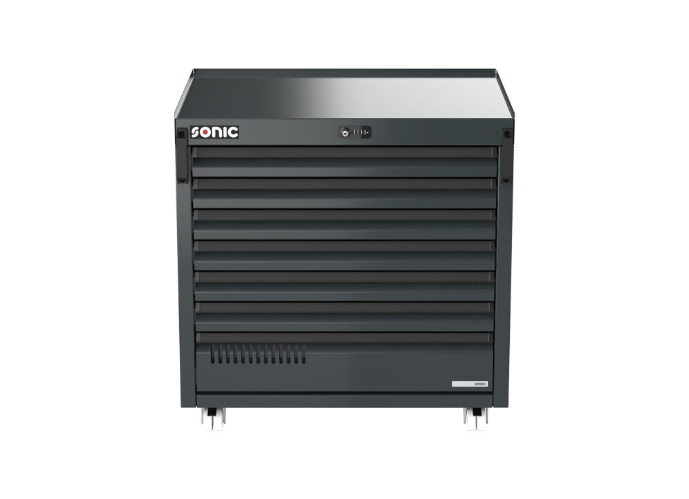 Instrumentu ratiņi ar 7 atvilktnēm, 870 mm plati, MSS+ (5089005, SONIC)