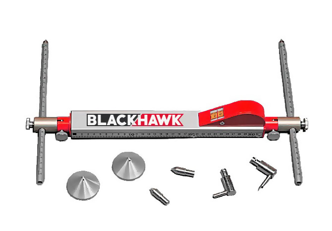Teleskopiskais mērinstruments ar piederumiem, 415–925 mm (AEK119, BLACKHAWK)