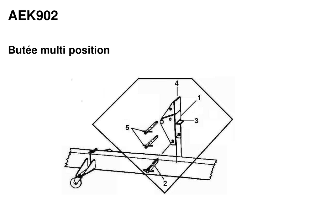 MULTI POST ANCHOR – DOZER (AEK902, BLACKHAWK)