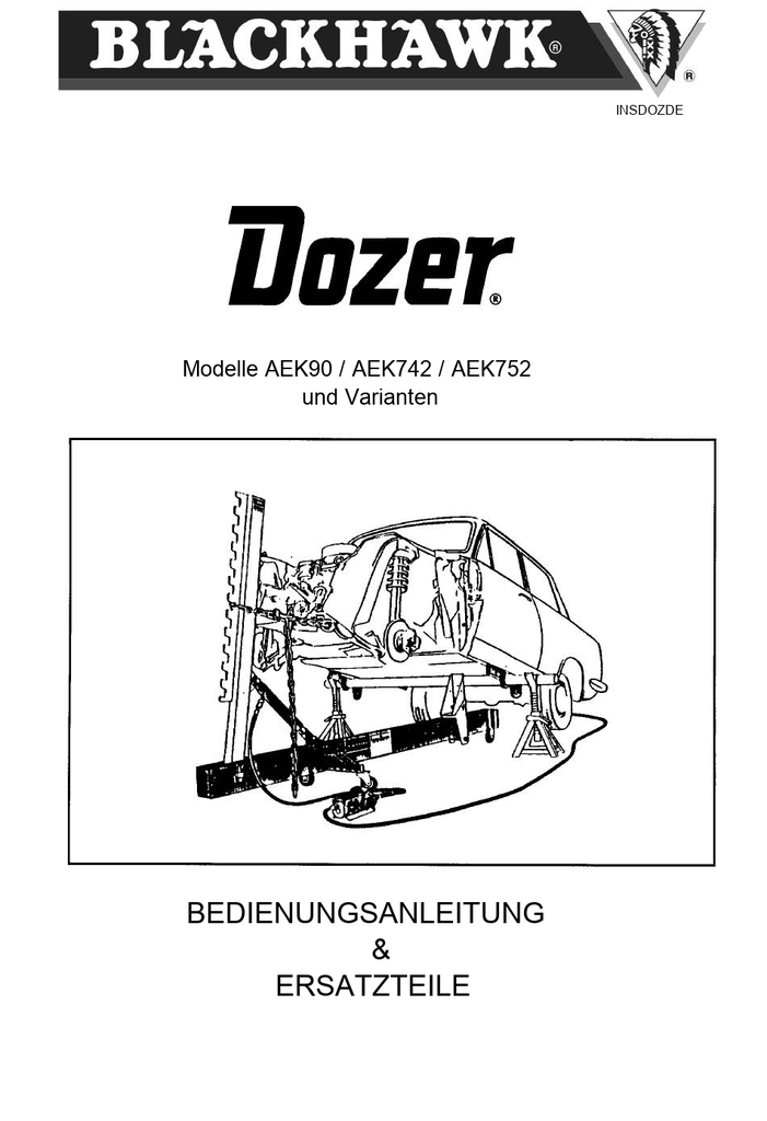 Manual - DOZER - DE (INSDOZDE, BLACKHAWK)