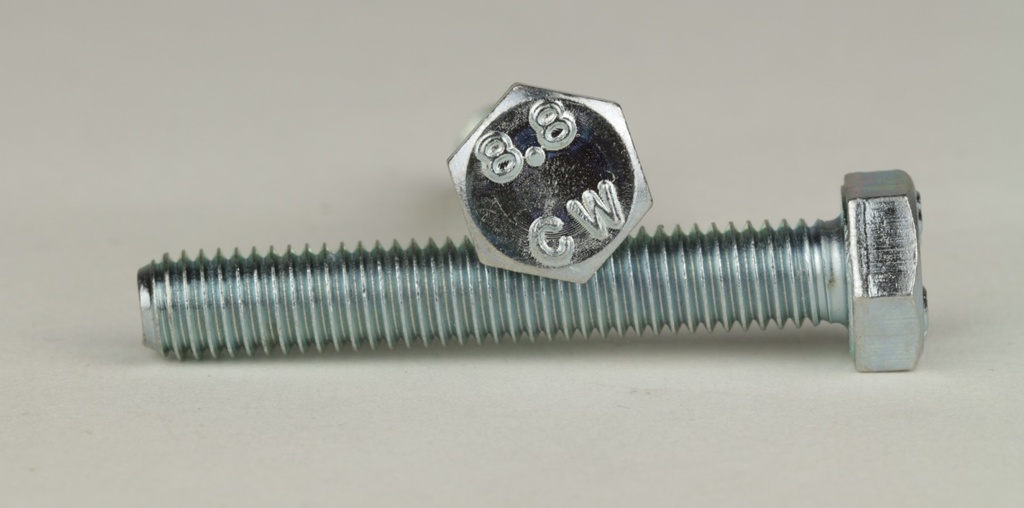 SKRŪVE M10X40 - DIN933-8.8-ZN (MABF1029, BLACKHAWK)