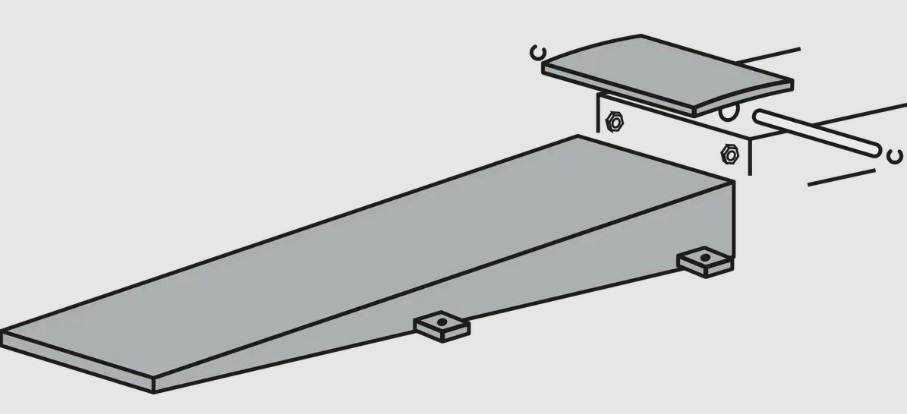 Ramp set 2950 mm, 2 pcs, RAVAGLIOLI (S800A12)