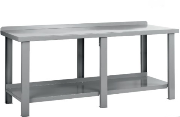 Darbgalds ar metāla virsmu, 2000 mm (8053, TECNOLUX)