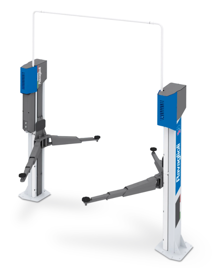 Electromechanical 2-post lift 4.2 t, KPX42LIK (RAV.KPX42.198440, RAVAGLIOLI)