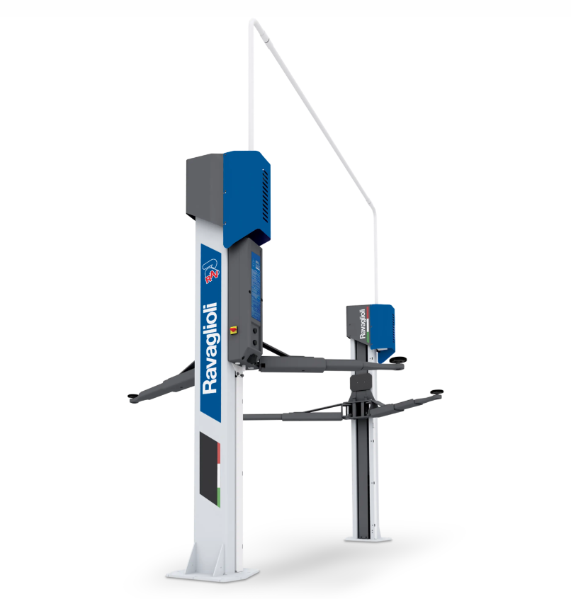 Electromechanical 2-post lift 4 t, KPX40 (RAV.KPX40.198204, RAVAGLIOLI)