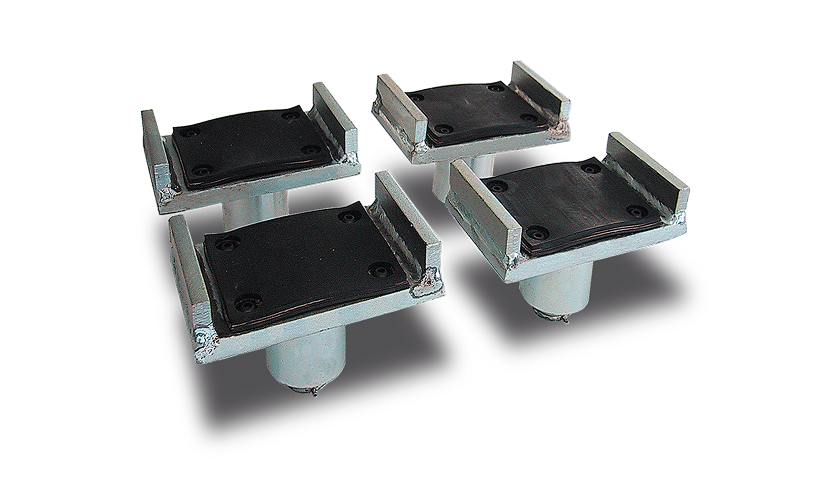 Kit containing U-shaped pads (1 set of 4), RAVAGLIOLI (VSG.2CALL.901330)