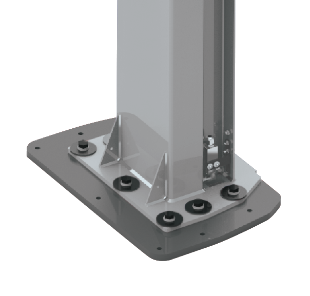Kit containing outrigger plates (min. thickness up to 120 mm), RAVAGLIOLI (VSG.2CALL.901361)