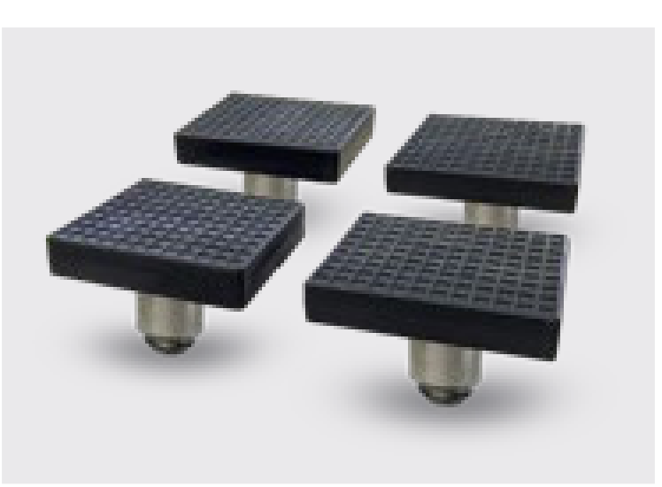 TESLA 4 guminių pagalvėlių komplektas Ø 55 mm (S370A32, RAVAGLIOLI)