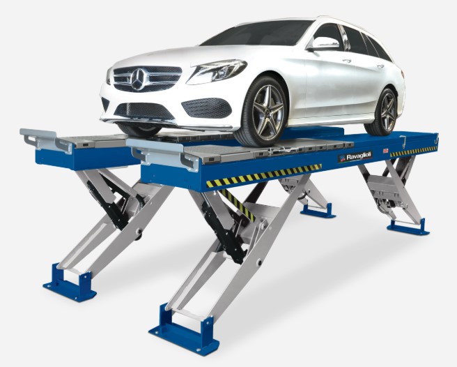 Šķēru pacēlājs RAV8055.5.60ISI, 5500 kg, 6,0 m platformas (RAV.80555.196828, RAVAGLIOLI)
