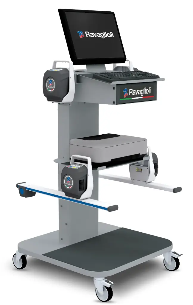 RAVTD5060WS.4 riteņu regulēšanas stends, 6 CCD, vieglajām automašīnām, RAVAGLIOLI (RAV.TD506.700797)