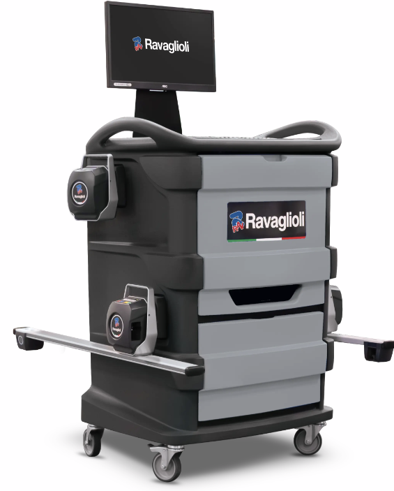 Ratų suvedimo stendas RAVTD8060PTWS.4, 6 CCD, sunkvežimiams, RAVAGLIOLI (RAV.TD806.700537)