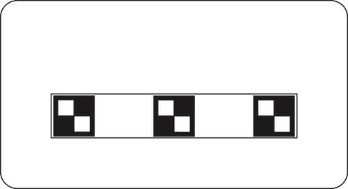 Front video camera calibration panel TOYOTA (AD3907916, RAVAGLIOLI)