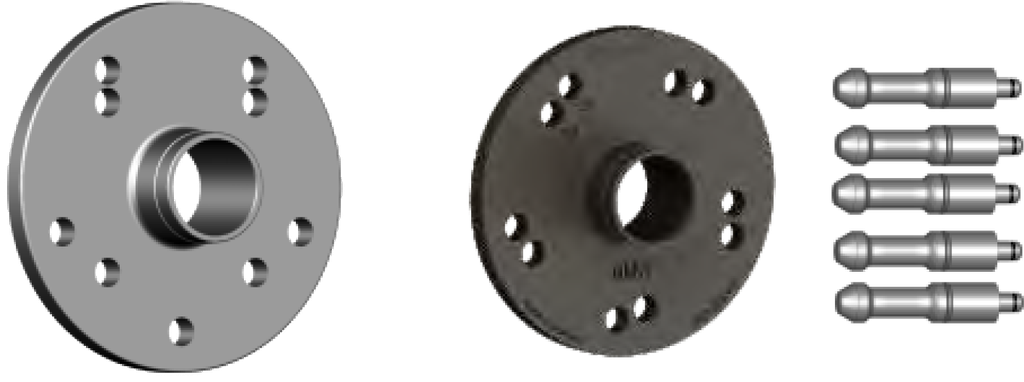 Atloku komplekts 5 caurumu BMW riteņiem 112–120 mm ar Ø66,5 mm centrējošo gredzenu (GAR357, RAVAGLIOLI)