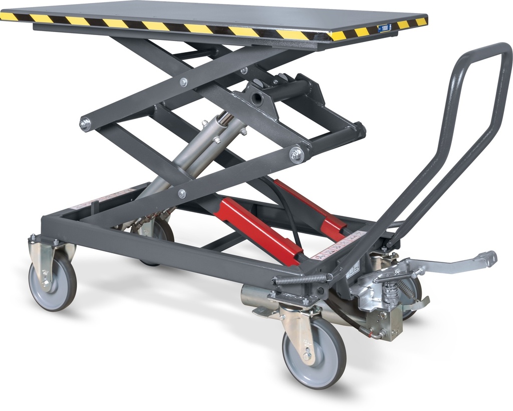 Mobile lifting table for vehicle parts, capacity 1000kg, RAVAGLIOLI (KTE100)