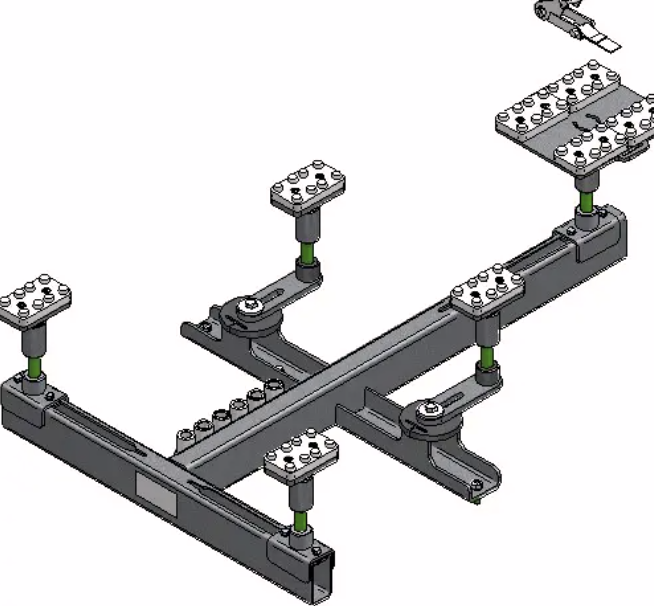 Dzinēja balsts KT100 pārnesumkārbas pacēlājam (Mercedes), RAVAGLIOLI (KT100A1)