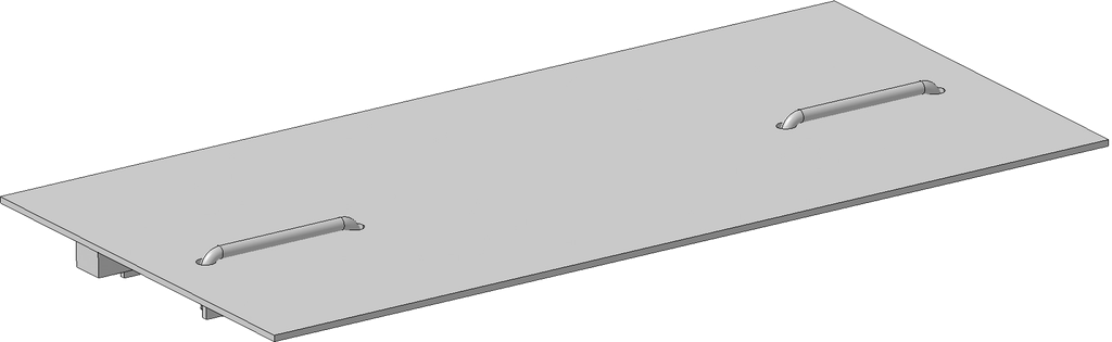 Set of drive-through covers for brake tester, GL series (SRT142GL, RAVAGLIOLI)