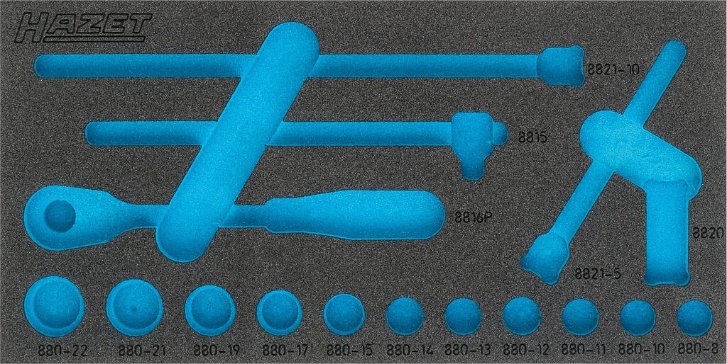 Two-component foam tool insert (163-334L, HAZET)