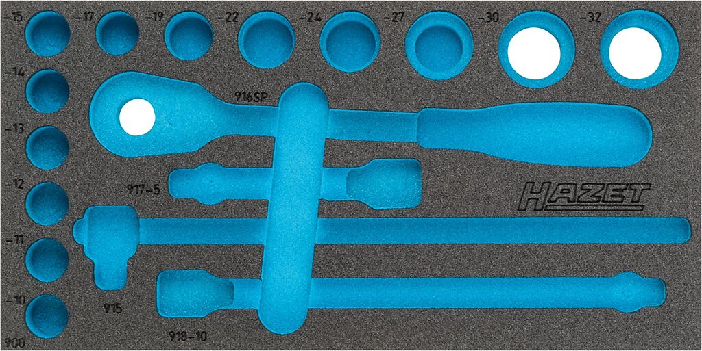 Two-component foam tool insert (163-358L, HAZET)