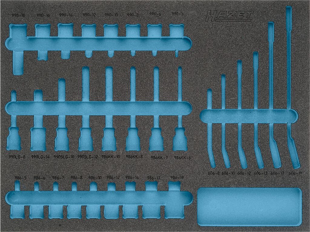 Two-component foam tool insert (163-367L, HAZET)