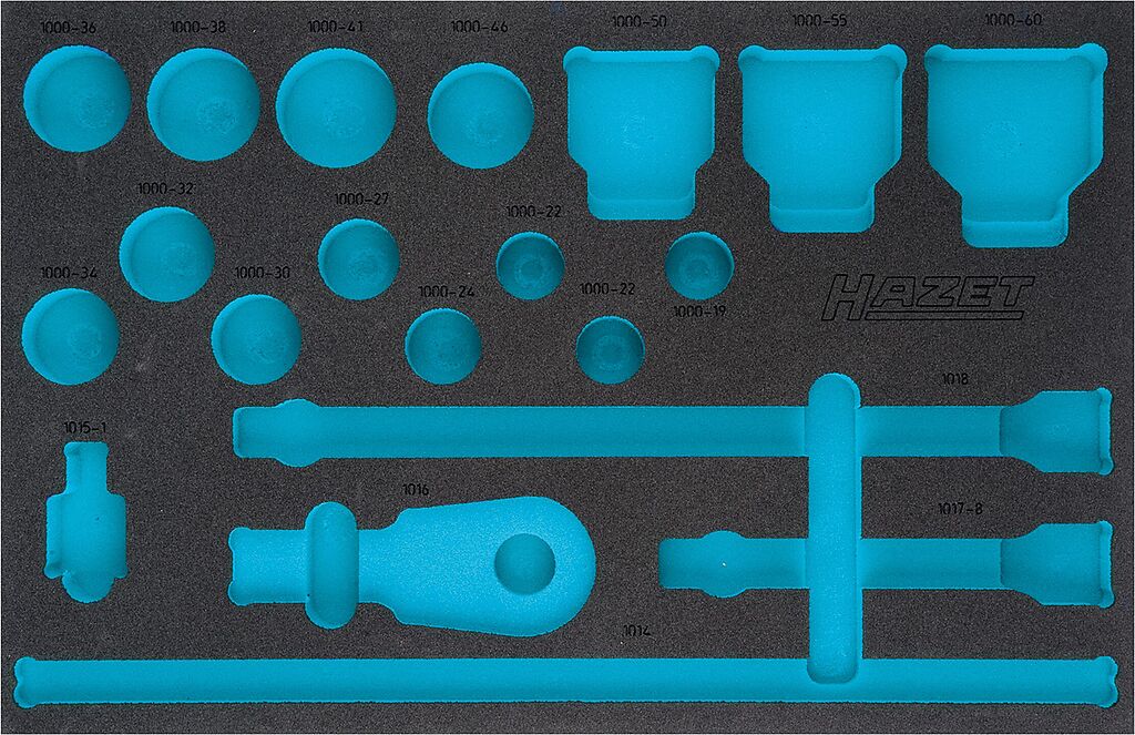 Two-component foam tool insert (163-406L, HAZET)