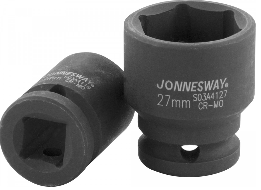 1/2"DR 6PT IMPACT SOCKET, SIZE: 12MM