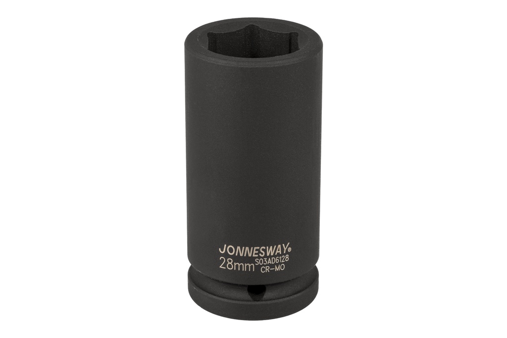 Gara trieciena muciņa 3/4" 6-stūru 28 mm (S03AD6128, JONNESWAY)