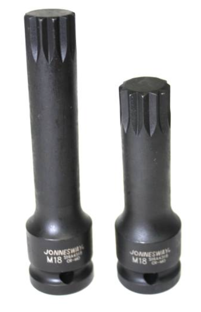 1/2"DR. SPLINE BIT IMPACT, SOCKET, SIZE:M14, L:100 MM