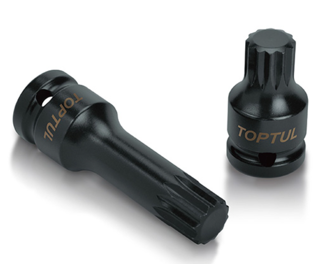 1/2"DR. SPLINE BIT IMPACT SOCKET, SIZE: M18, L:100 MM