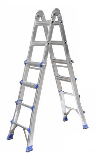 A-frame folding ladder 5+5 steps (510 cm) (05.086.16, MARCO TOOLS)