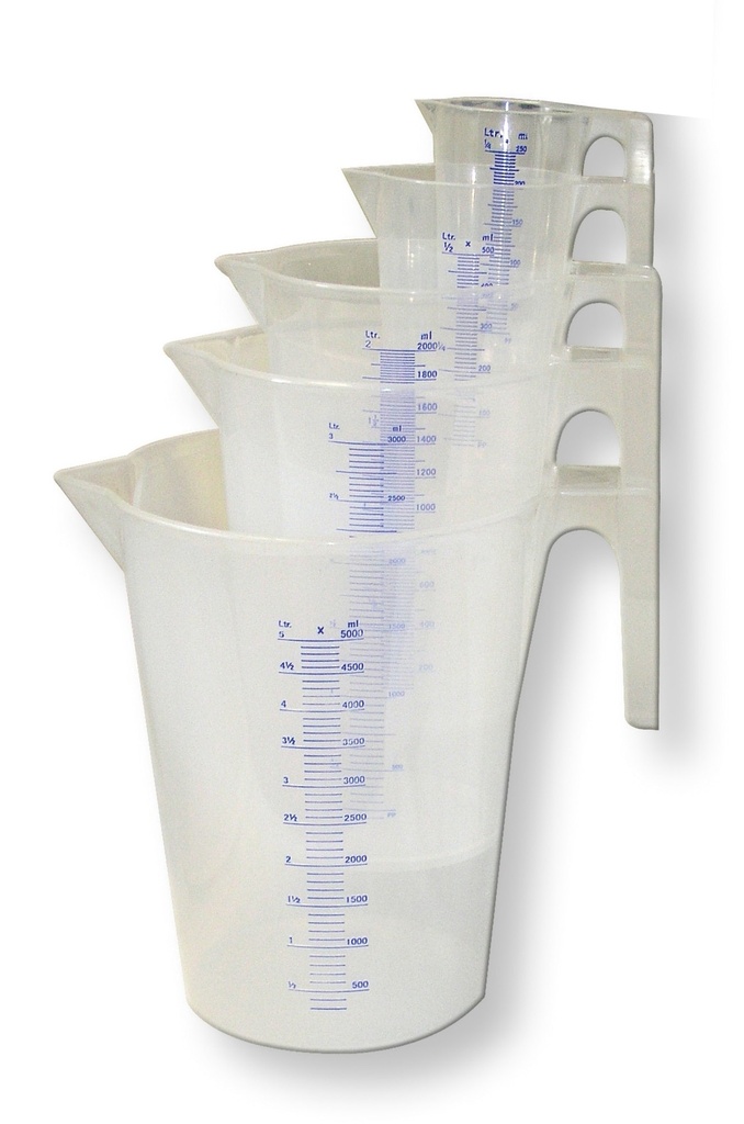 Graduated jugs 2 l (24 pcs) (16777-24, EUROLUBE)