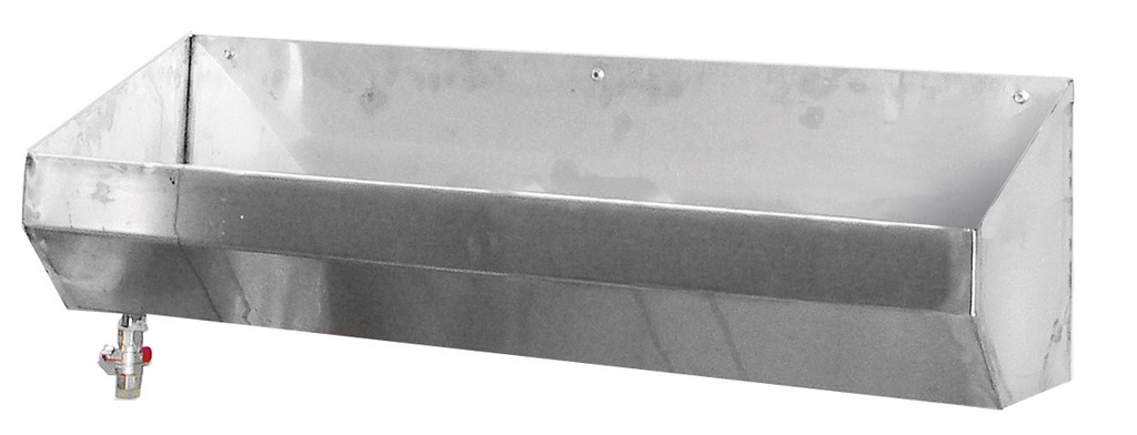 Stainless steel drip tray wall - 1250 mm (17773, EUROLUBE)