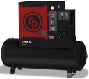 Skrūves gaisa kompresors ar gaisa žāvētāju un 500 l resīveri CPM 20 10 400/50 TM500 CE (4152022990, CHICAGO PNEUMATIC)