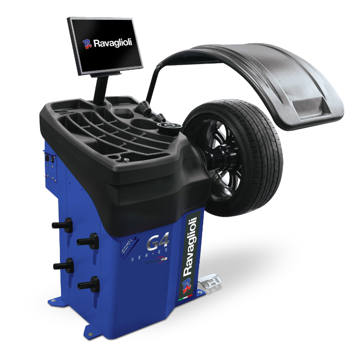 GP4.150SCANPLUS automatic wheel balancer, RAVAGLIOLI (RAV.GSCAN.201607)