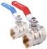 Lodveida ventilis 1 1/4 collas IG-IG, ar garu rokturi (02VV06VVIR)