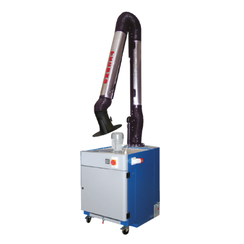 Mobilus pramoninis filtravimo įrenginys su 4 metrų siurbimo ranka, Ø 200, Filcar MASTERJET-DF2-1BR 4m (MASTERJET-DF2-200 - 4 - 200, FILCAR)