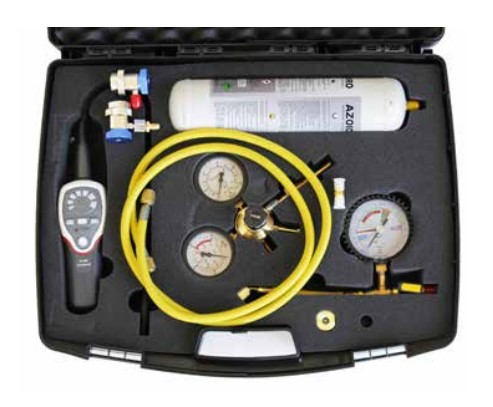 Nuotėkio patikros sistema A/C R134a ir R1234yf (01.000.225, MARCO TOOLS)