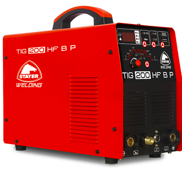TIG DC invertora metināšanas aparāts 200 HF B P, 200 A (1.2886, STAYER)